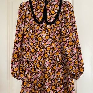 Topshop collared dress
